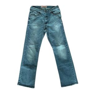 Men’s Wrangler Light Greenish/Blue Bootcut Jeans